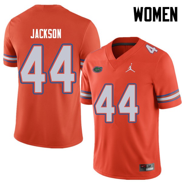 Jordan Brand Women #44 Rayshad Jackson Florida Gators College Football Jersey Orange